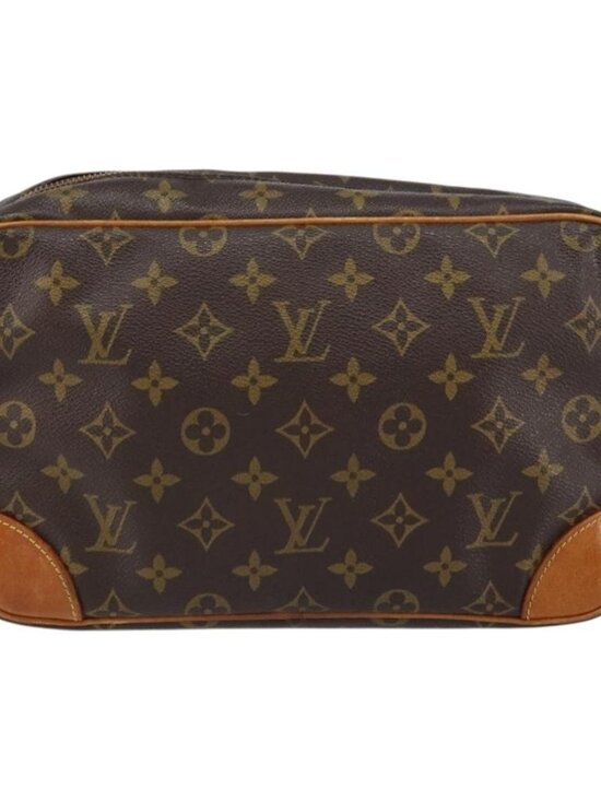 LOUIS VUITTON Monogram Compiegne 28 Clutch Bag M51845 LV Auth 159387 - Picture 3 of 16